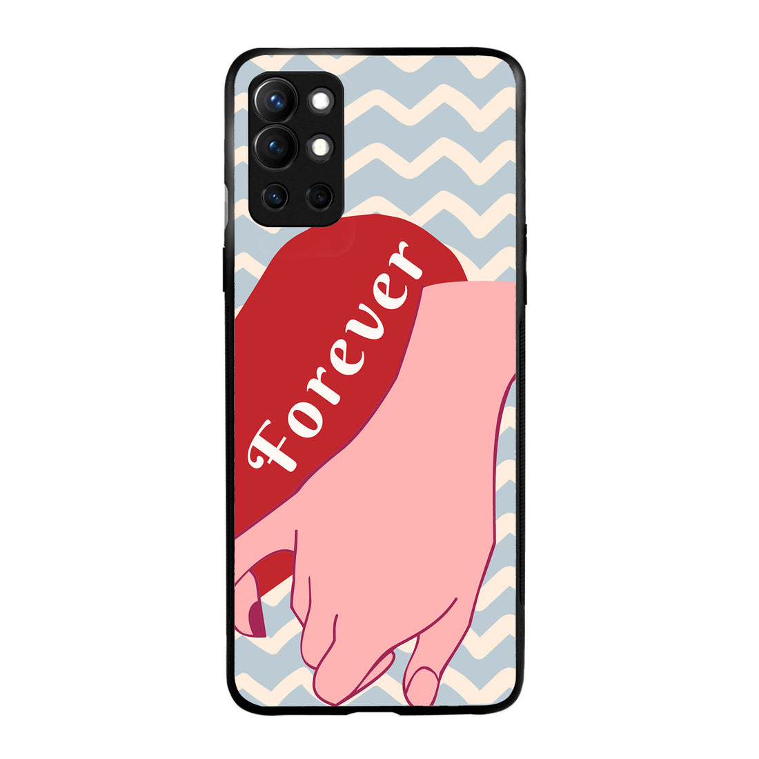 Promise Forever Boy Couple Oneplus 9 R Back Case