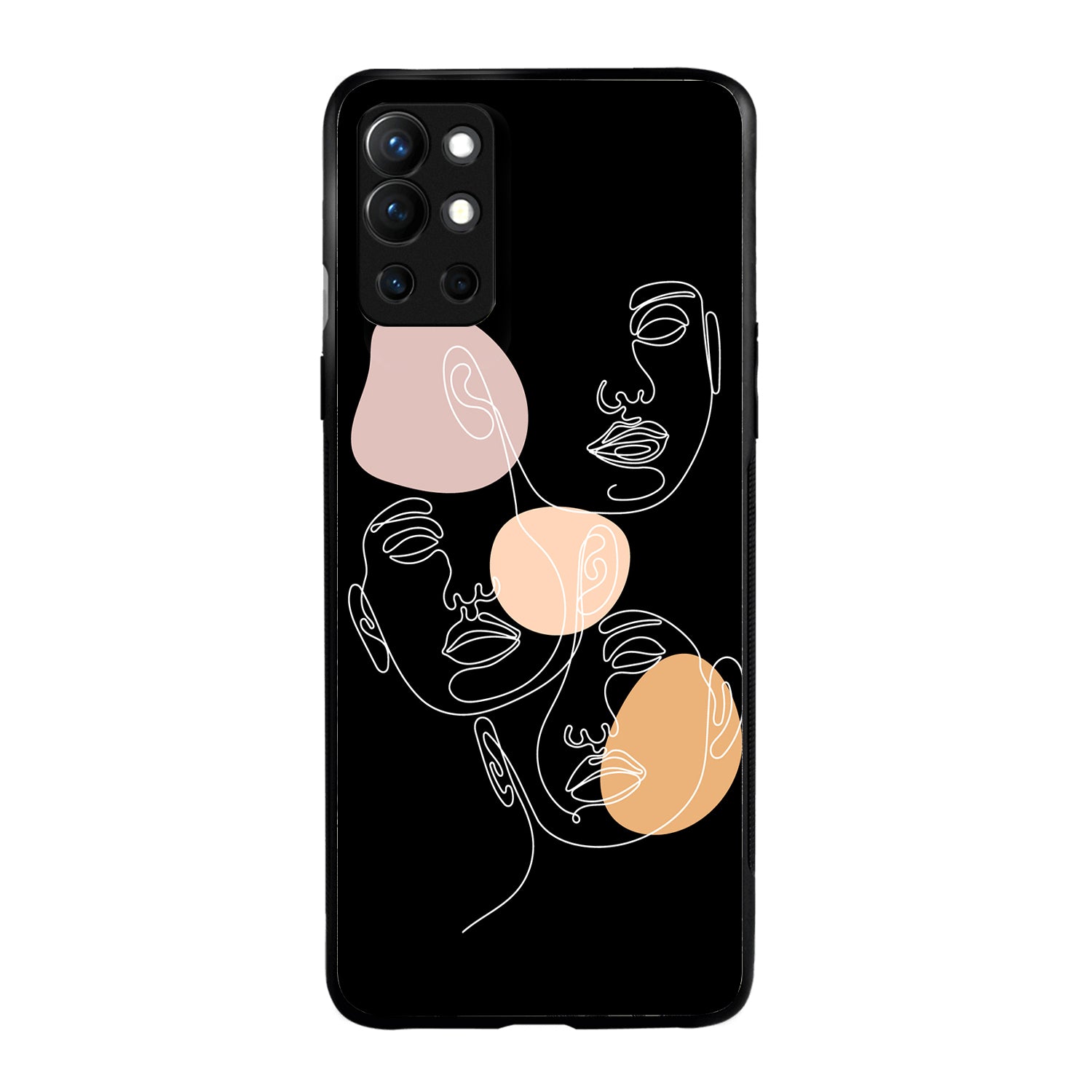 Face Aesthetic Human Oneplus 9 R Back Case