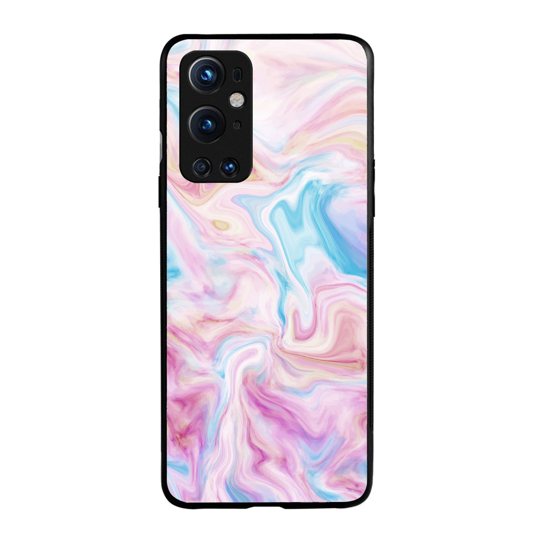 Blue Pink Marble Oneplus 9 Pro Back Case