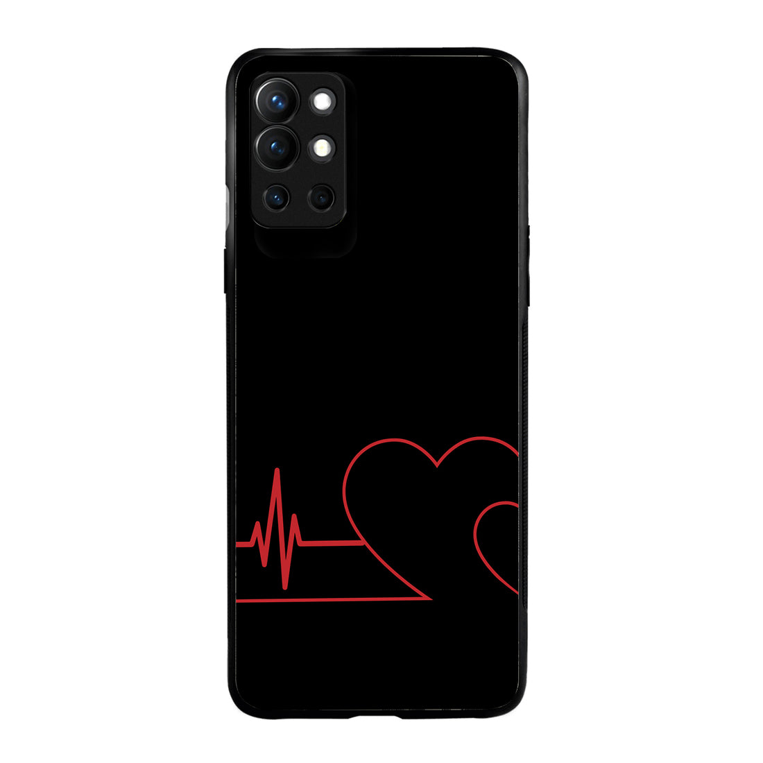 Two Heart Beat Couple Oneplus 9 R Back Case
