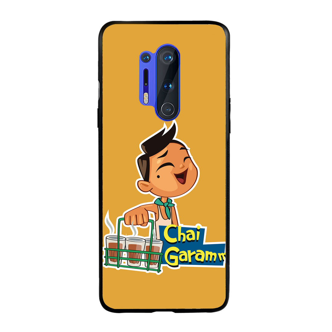 Chai Garam Cartoon Oneplus 8 Pro Back Case