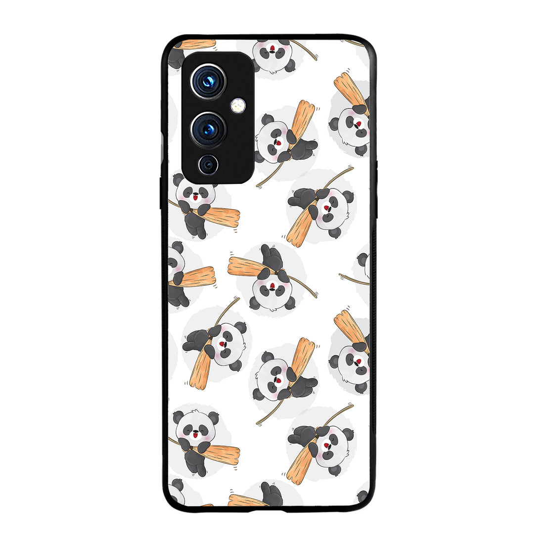 Sleep Panda Cartoon OnePlus 9 Back Case