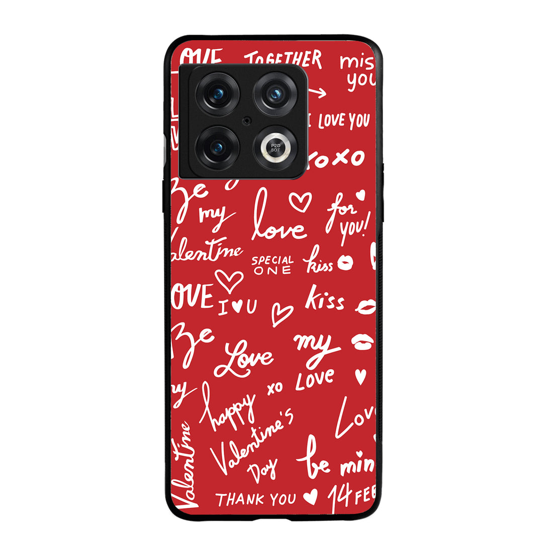 Red Love Couple Oneplus 10 Pro Back Case