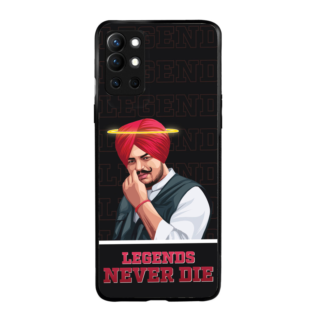 Legend Never Die Black Sidhu Moosewala OnePlus 9 R Back Case