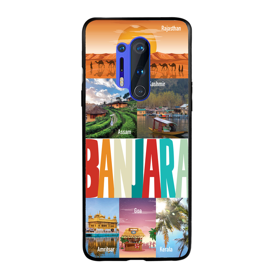 Banjara Travel Oneplus 8 Pro Back Case