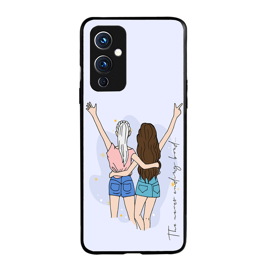 Girl Bff Oneplus 9 Back Case