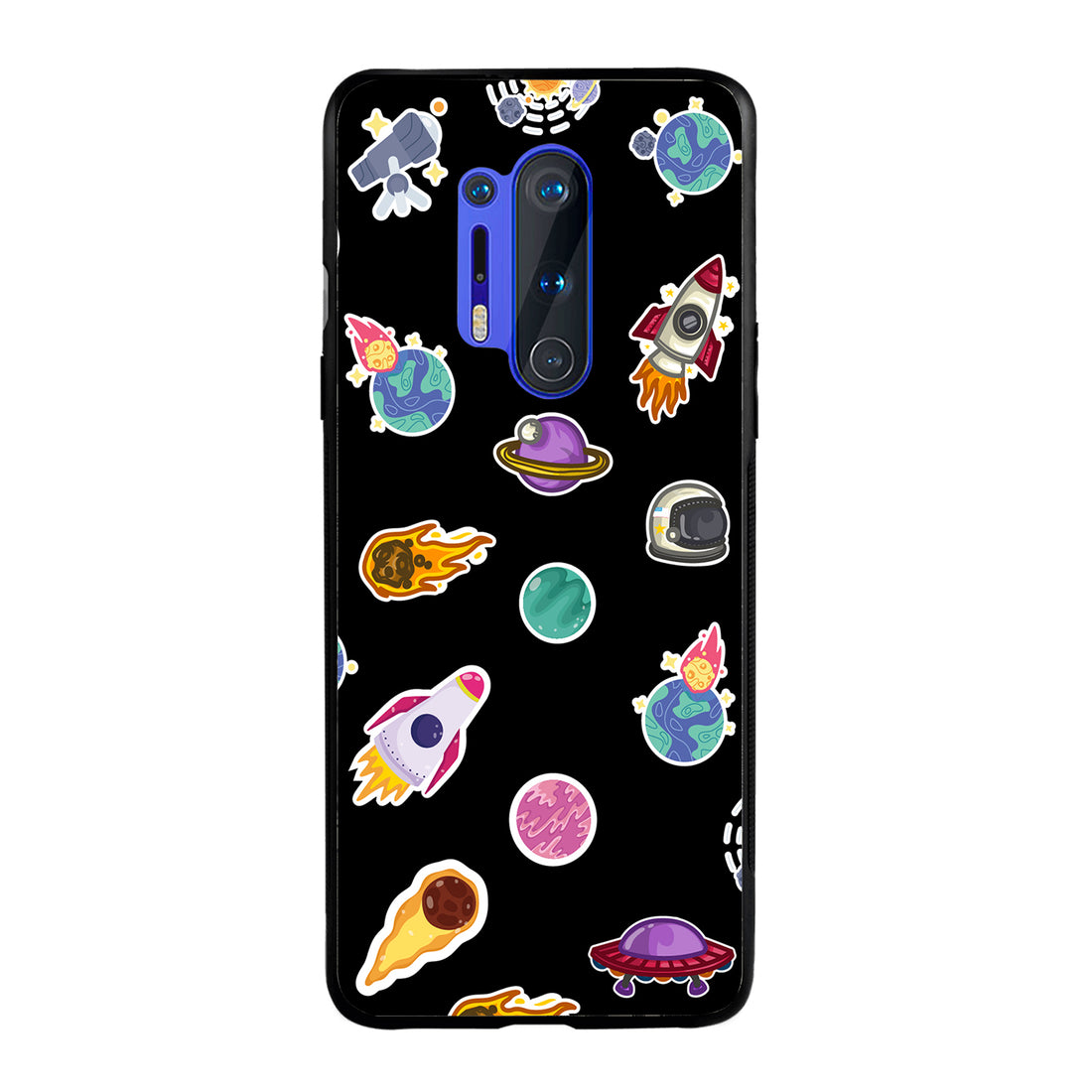 Stickers Space Oneplus 8 Pro Back Case