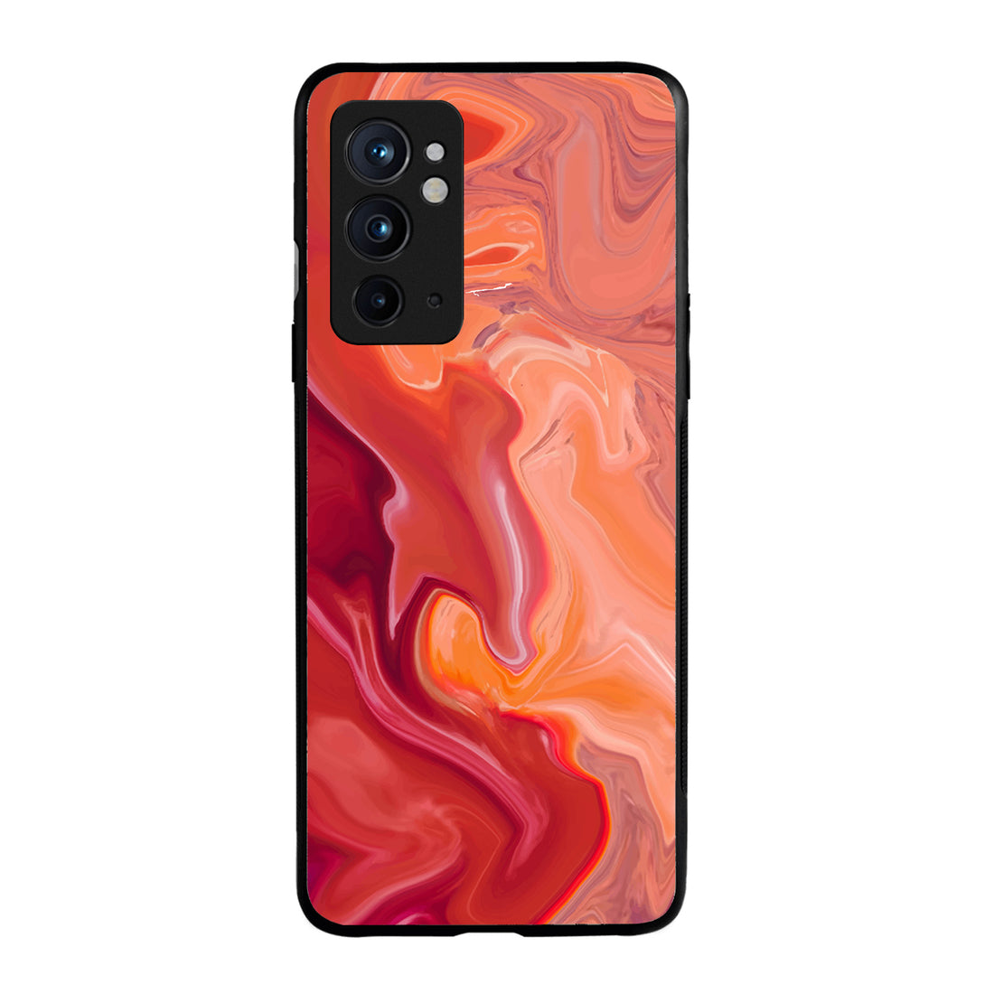 Red Marble Oneplus 9 Rt Back Case