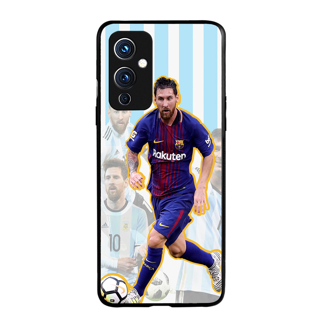 Messi Collage Sports Oneplus 9 Back Case
