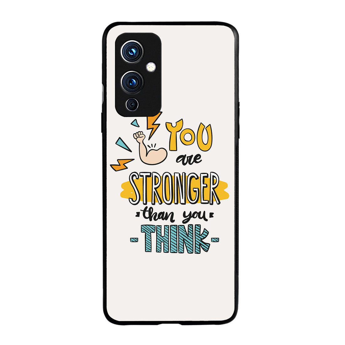 You Are Stronger Motivational Quotes OnePlus 9 Back Case