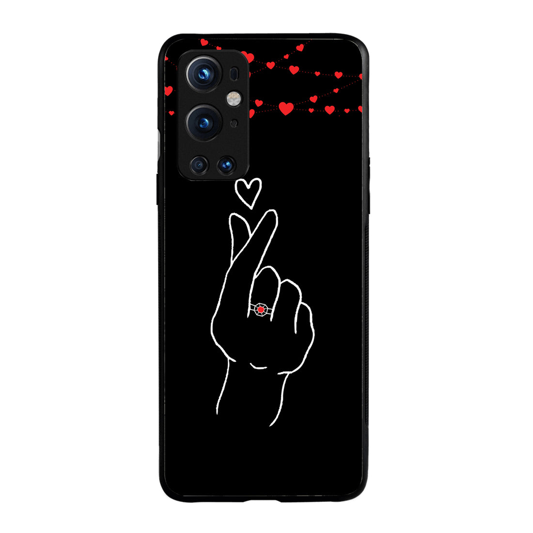 Click Heart Girl Couple Oneplus 9 Pro Back Case