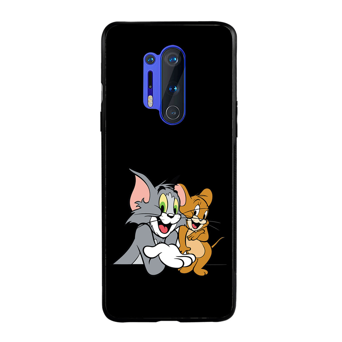 Tom &amp; Jerry Black Cartoon OnePlus 8 Pro Back Case