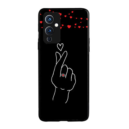 Click Heart Girl Couple Oneplus 9 Back Case