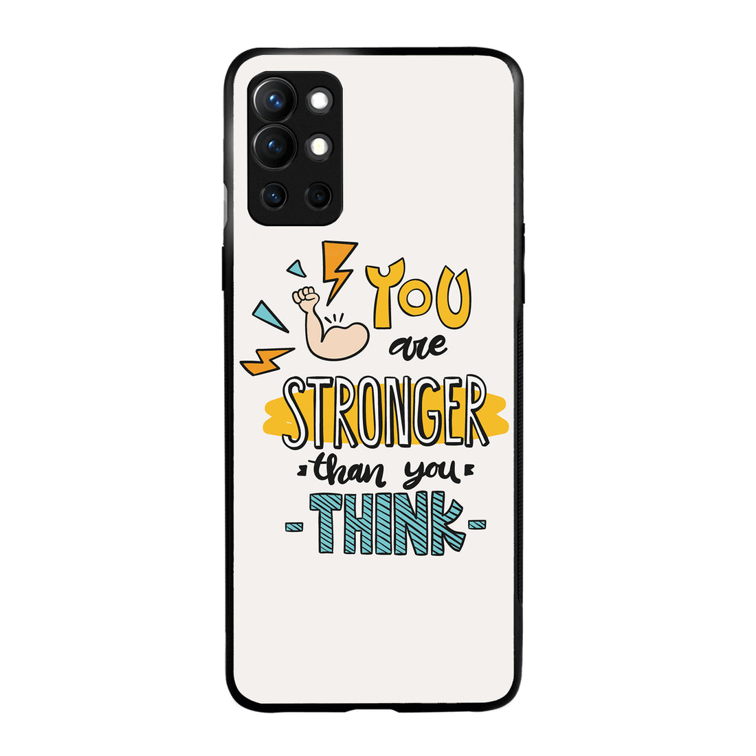 You Are Stronger Motivational Quotes OnePlus 9 R Back Case