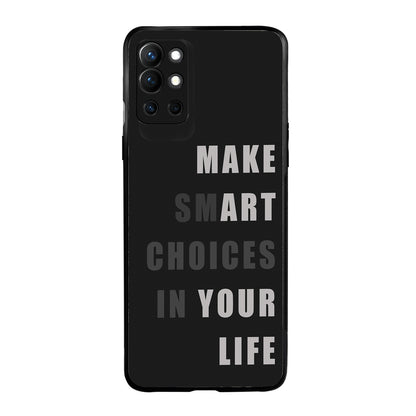 Smart Choices Motivational Quotes Oneplus 9 Pro Back Case