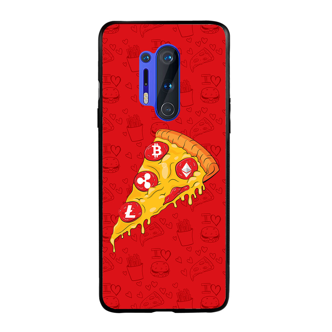 Pizza Trading Oneplus 8 Pro Back Case