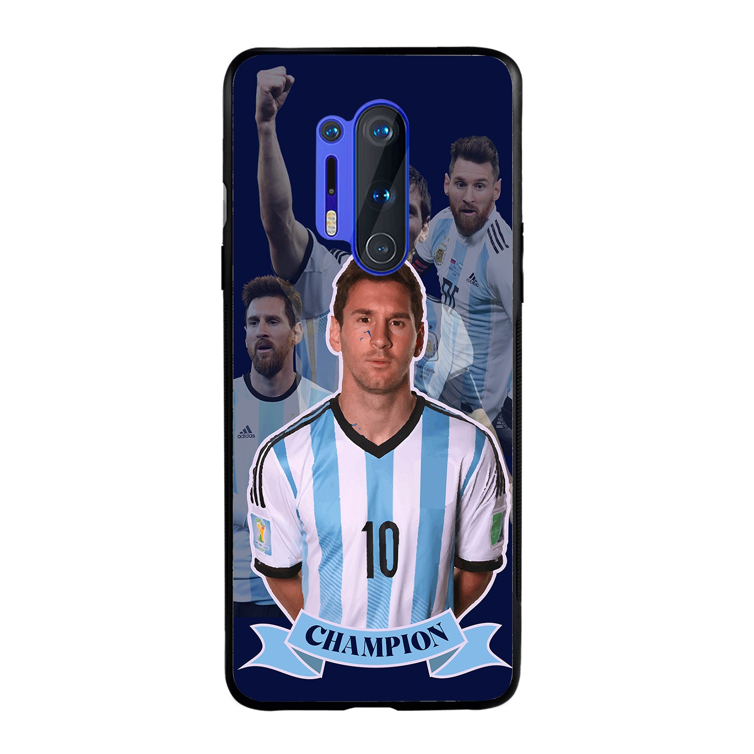 Messi Champion Sports Oneplus 8 pro Back Case