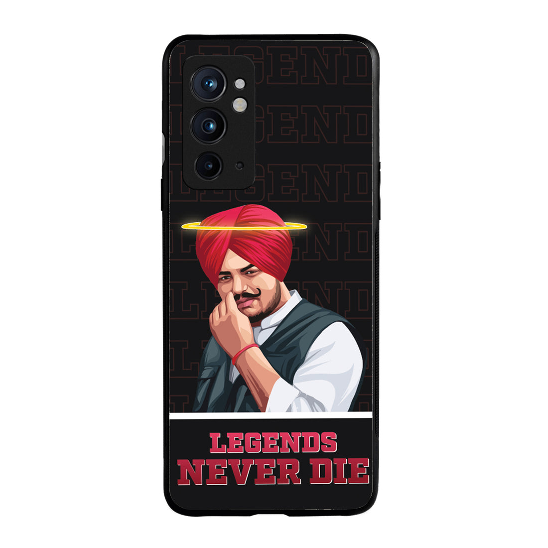 Legend Never Die Black Sidhu Moosewala OnePlus 9 RT Back Case