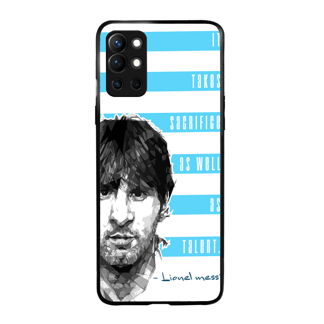 Messi Quote Sports Oneplus 9 R Back Case