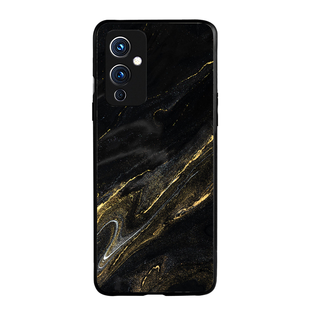 Black Golden Marble Oneplus 9 Back Case