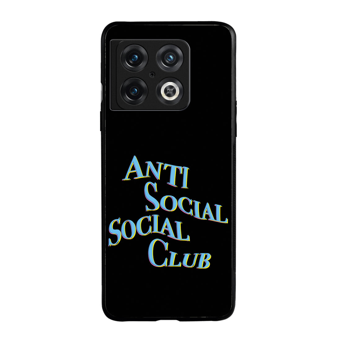 Social Club Black Motivational Quotes Oneplus 10 Pro Back Case