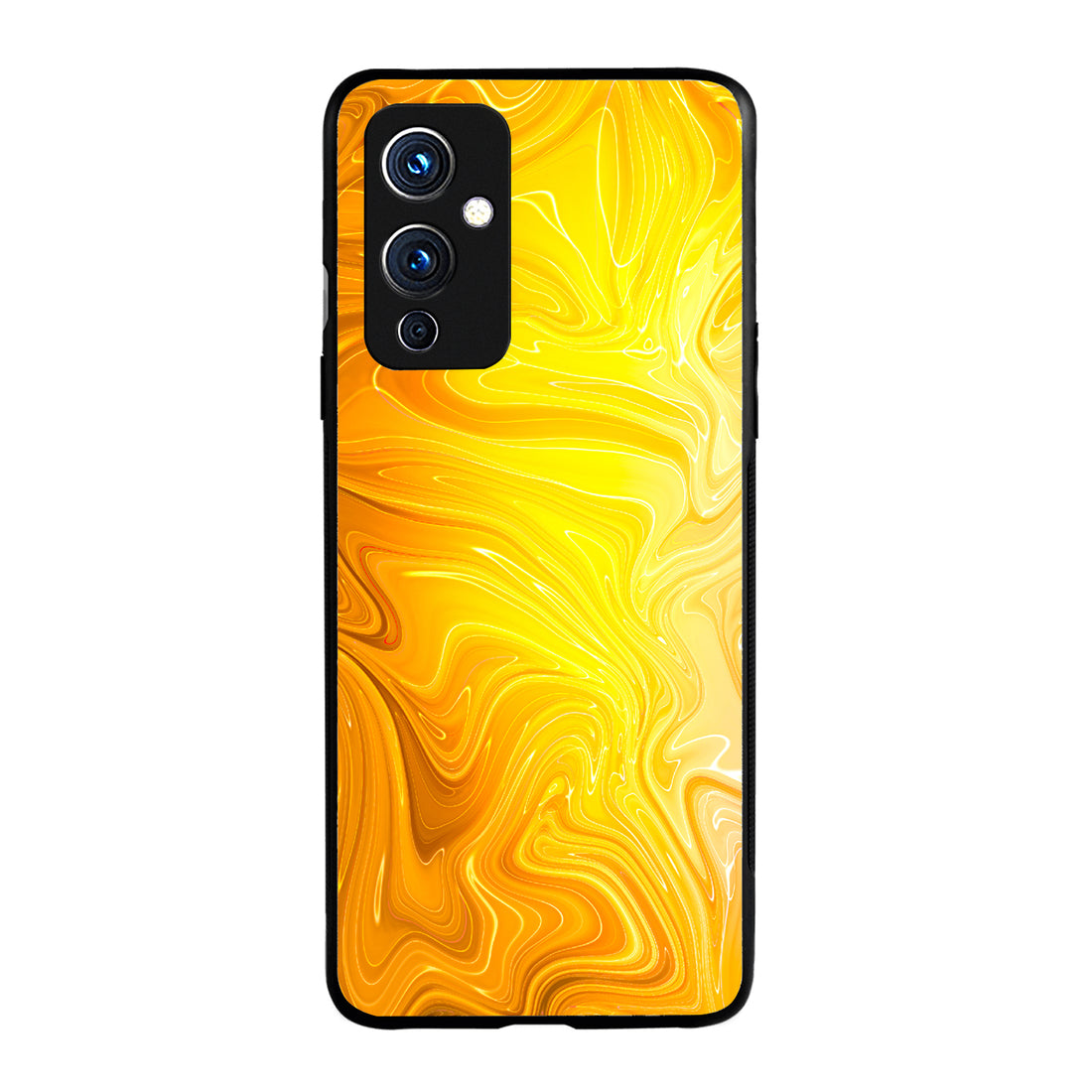 Yellow Marble Oneplus 9 Back Case