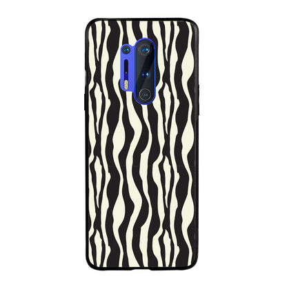 Zebra Animal Print Oneplus 8 Pro Back Case