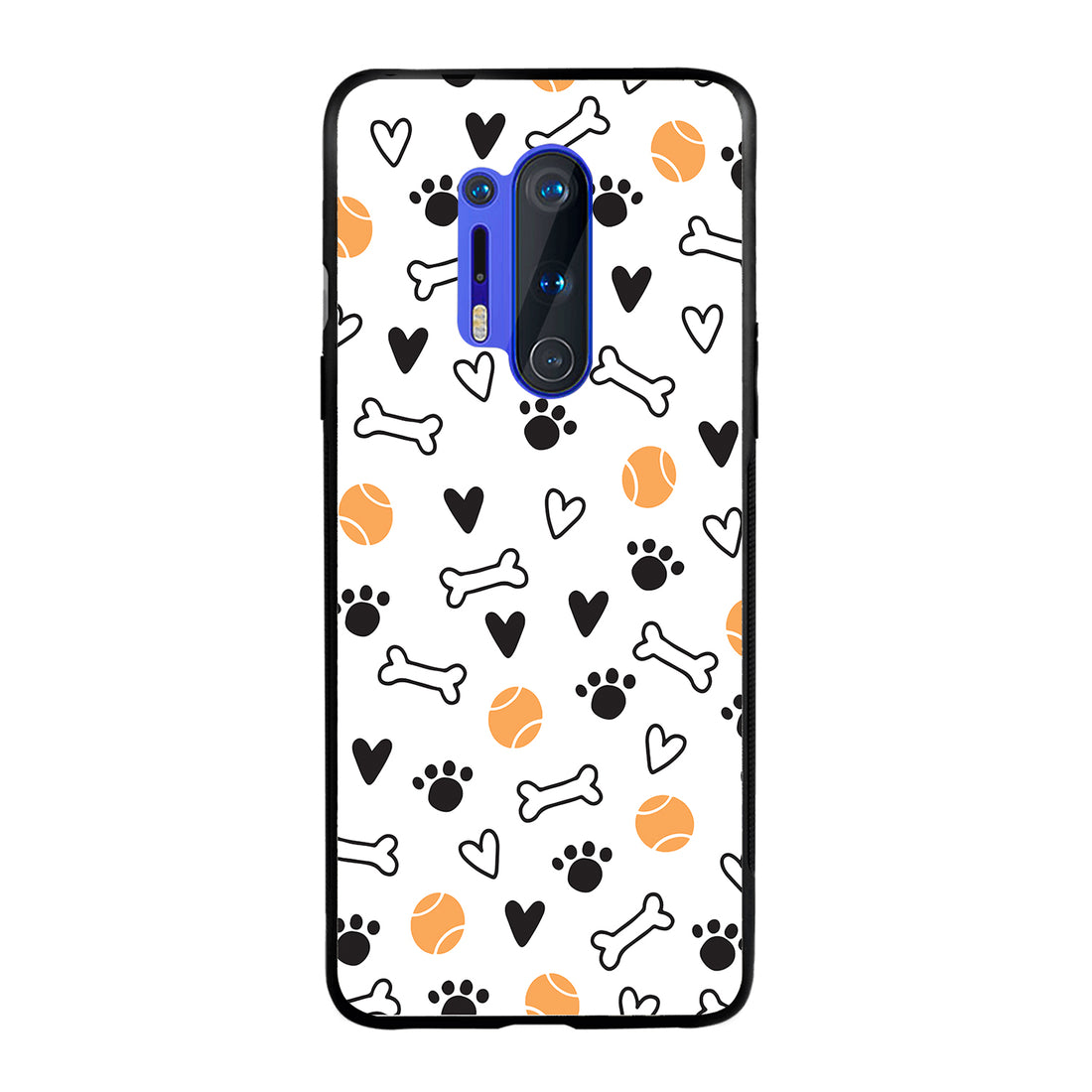 Pet Lover Doodle Oneplus 8 Pro Back Case