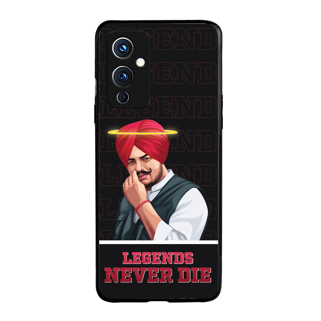 Legend Never Die Black Sidhu Moosewala OnePlus 9 Back Case
