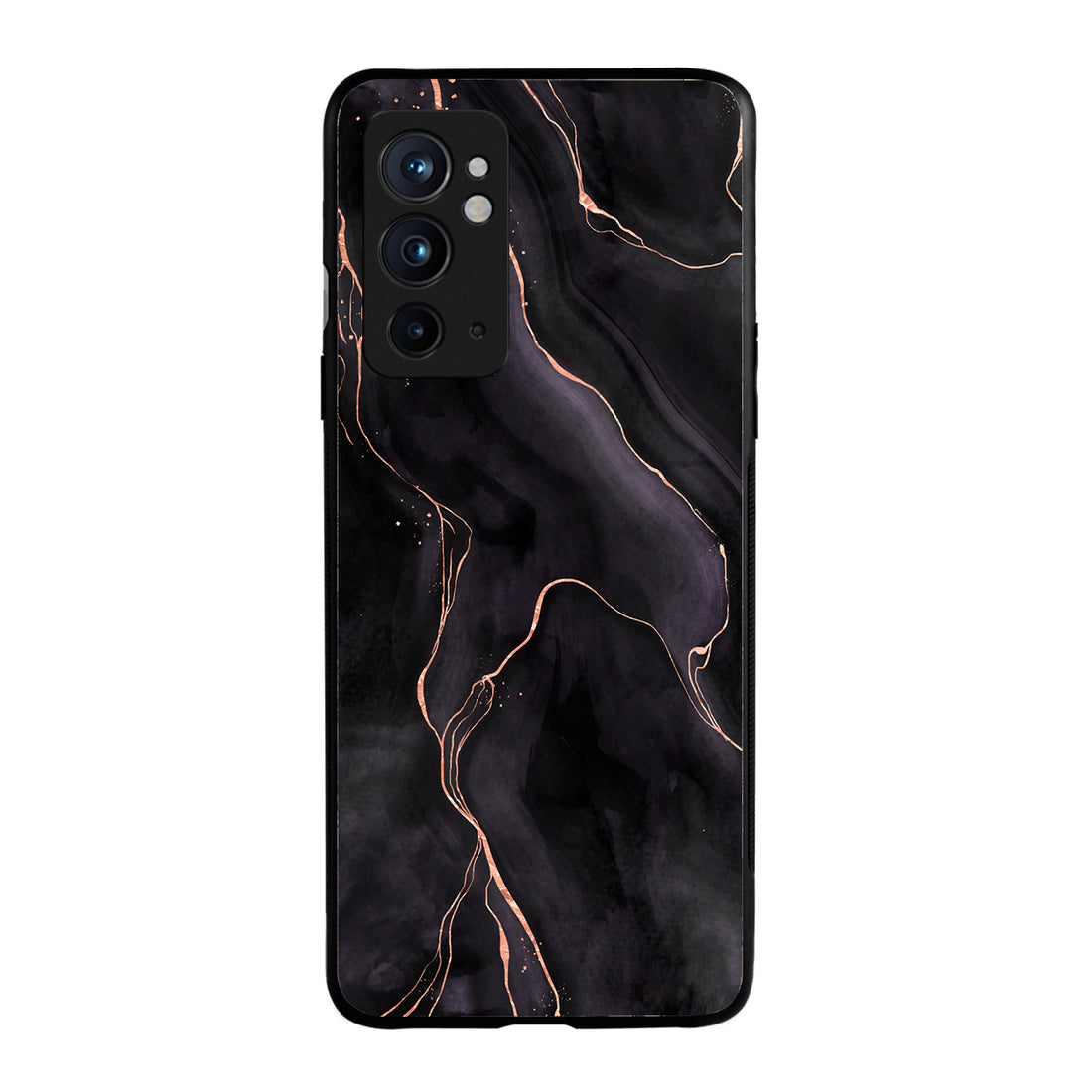 Black Pink Line Marble Oneplus 9 Rt Back Case