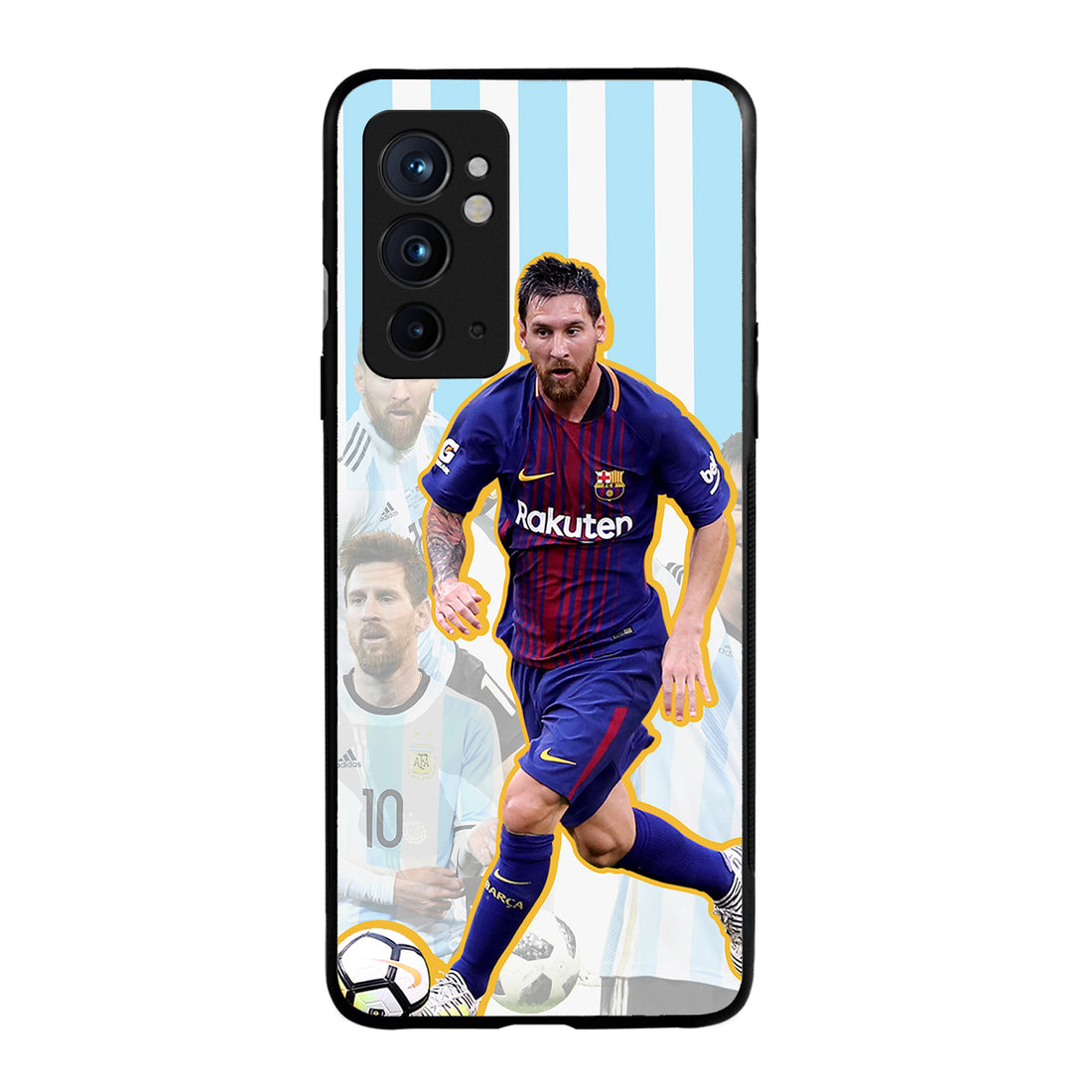 Messi Collage Sports Oneplus 9 Rt Back Case