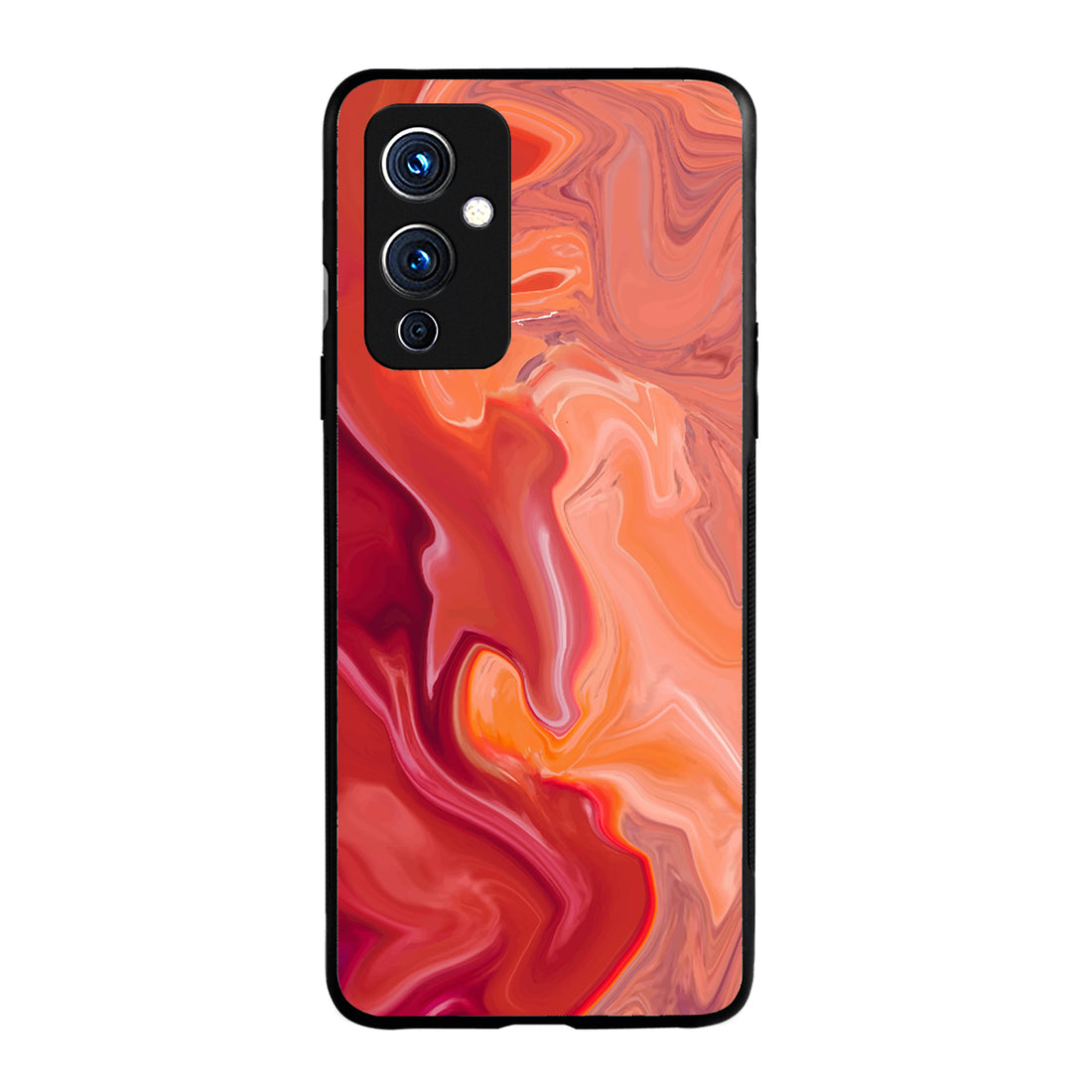 Red Marble Oneplus 9 Back Case
