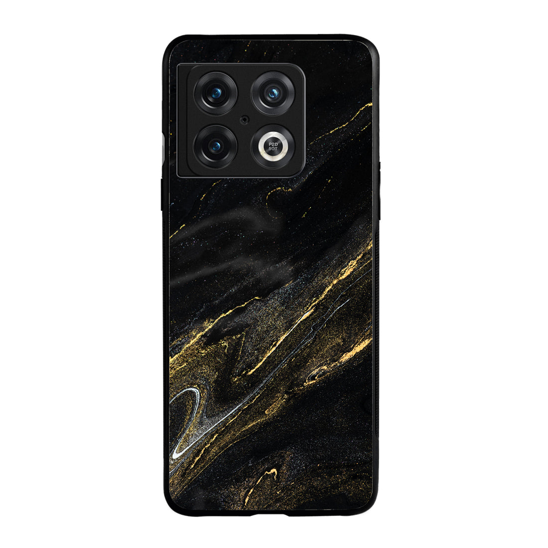 Black Golden Marble Oneplus 10 Pro Back Case