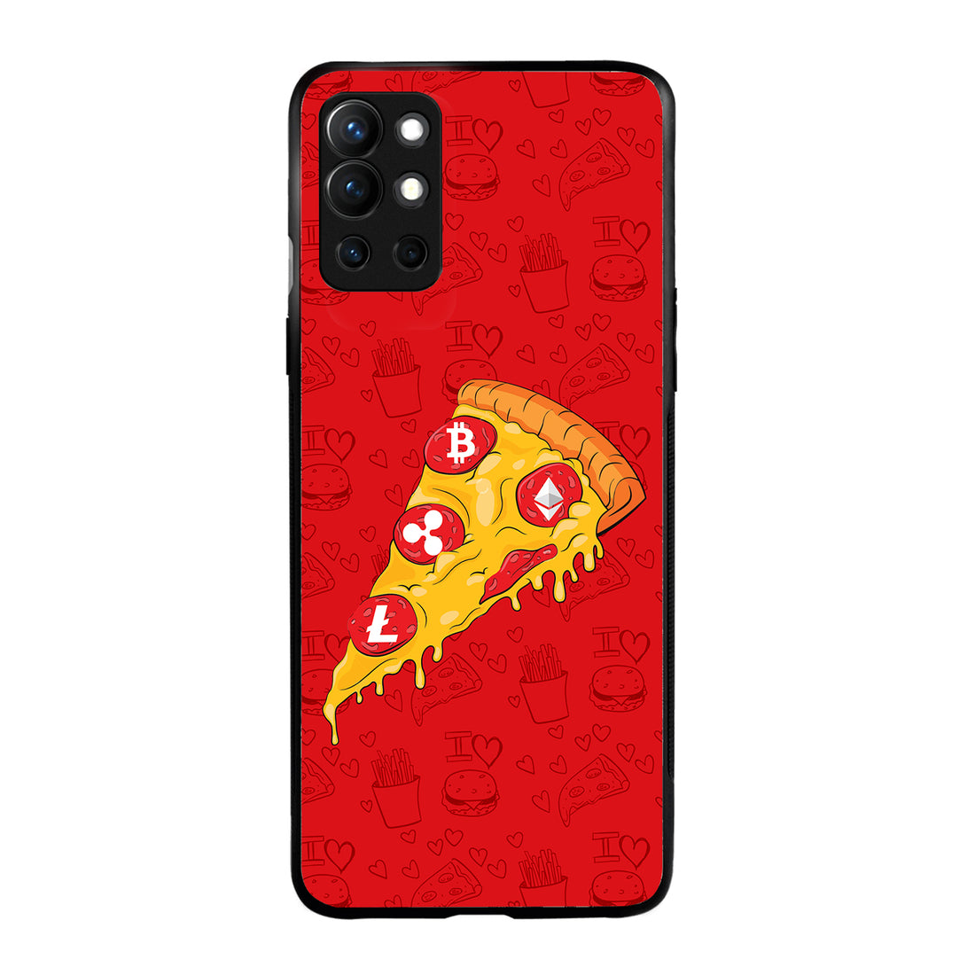 Pizza Trading Oneplus 9 R Back Case