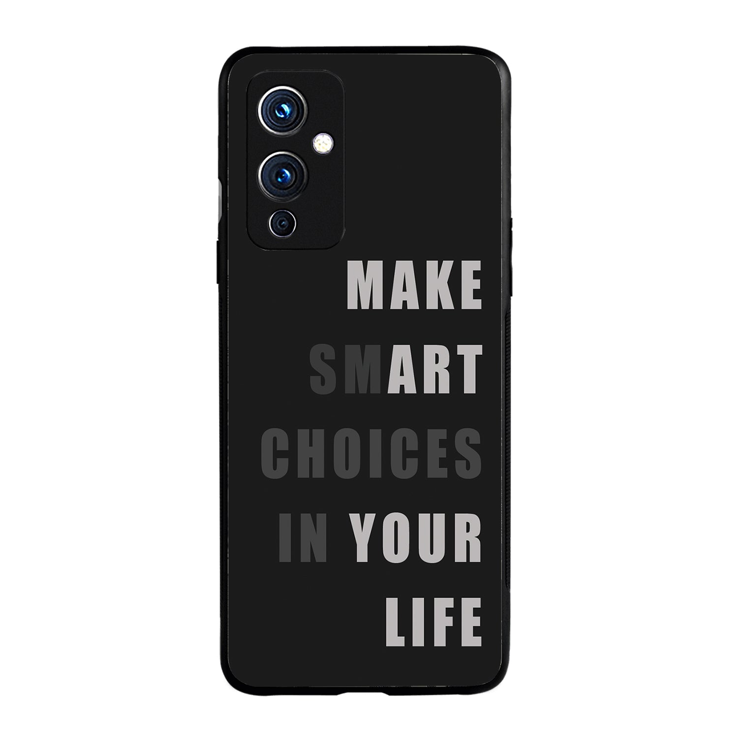 Smart Choices Motivational Quotes Oneplus 9 Back Case
