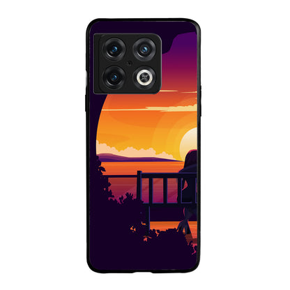 Sunset Date Girl Couple Oneplus 10 Pro Back Case