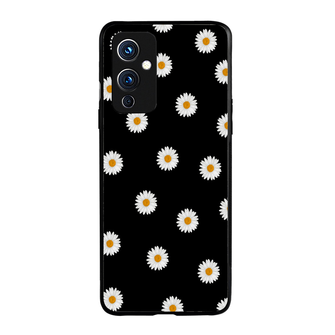 White Sunflower Floral Oneplus 9 Back Case