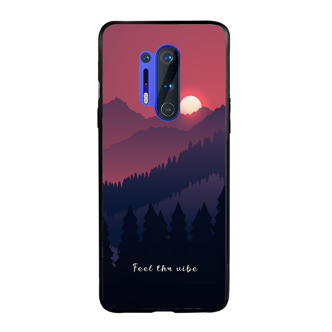 Feel The Vibes Fauna Oneplus 8 Pro Back Case