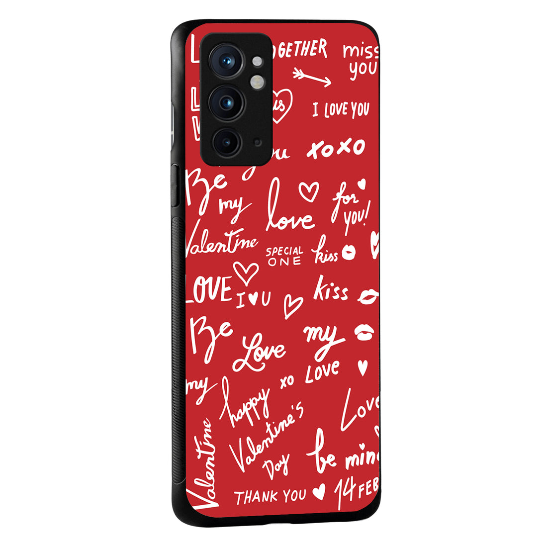Red Love Couple Oneplus 9 Rt Back Case