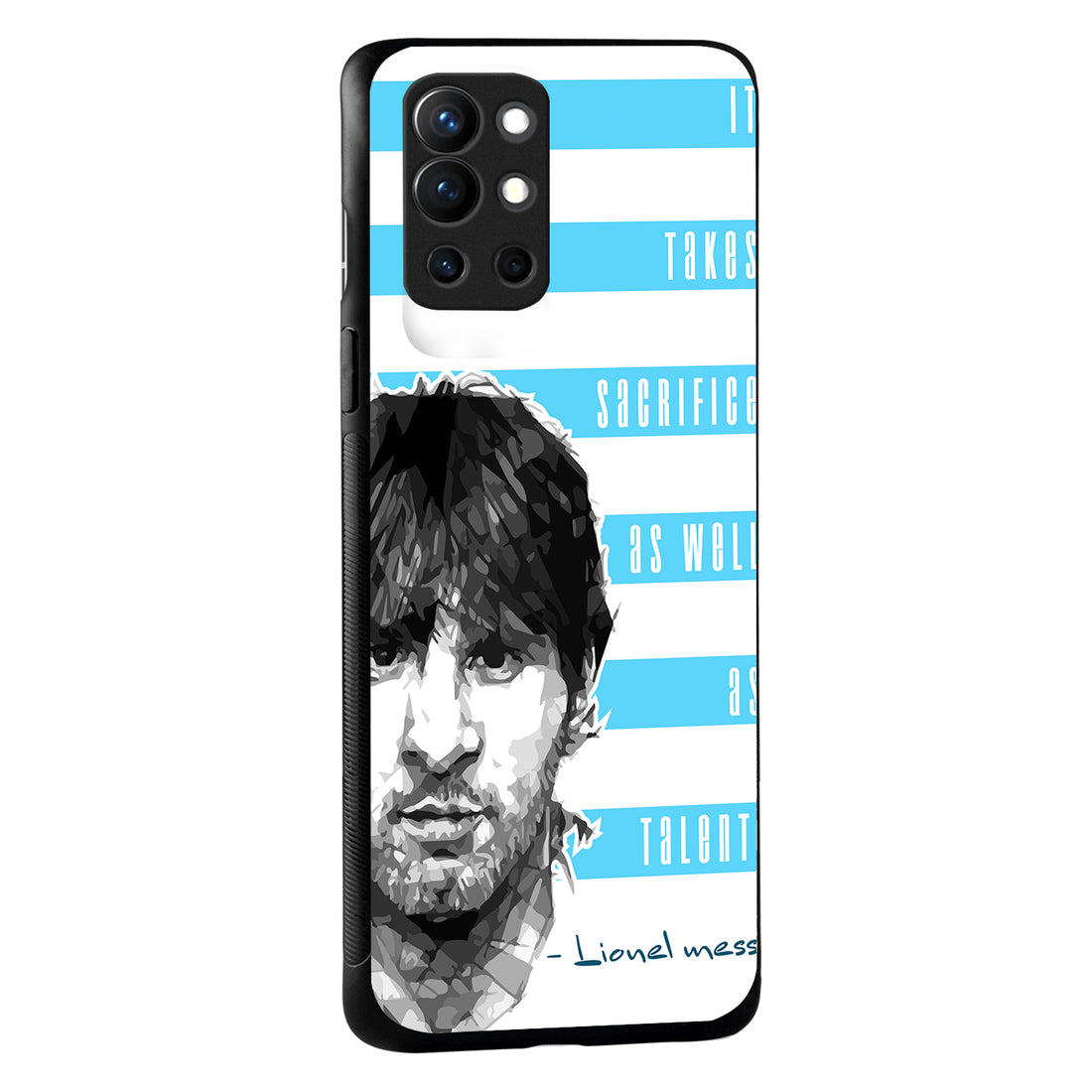Messi Quote Sports Oneplus 9 R Back Case