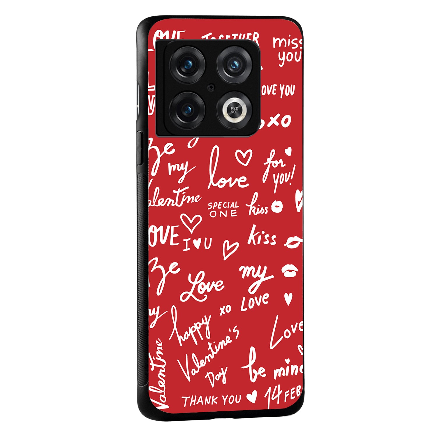 Red Love Couple Oneplus 10 Pro Back Case