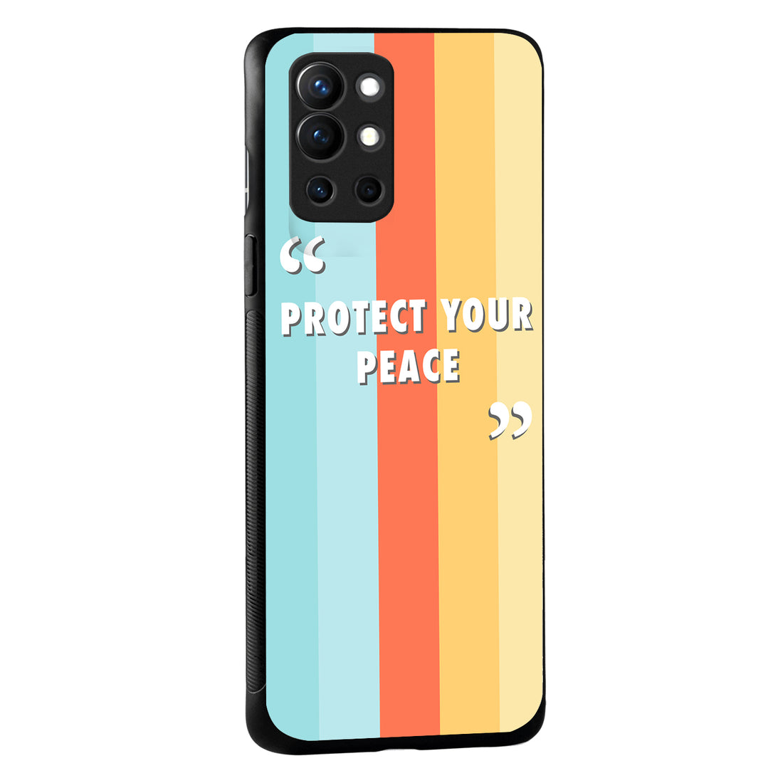 Protect your peace Motivational Quotes Oneplus 9 Pro Back Case