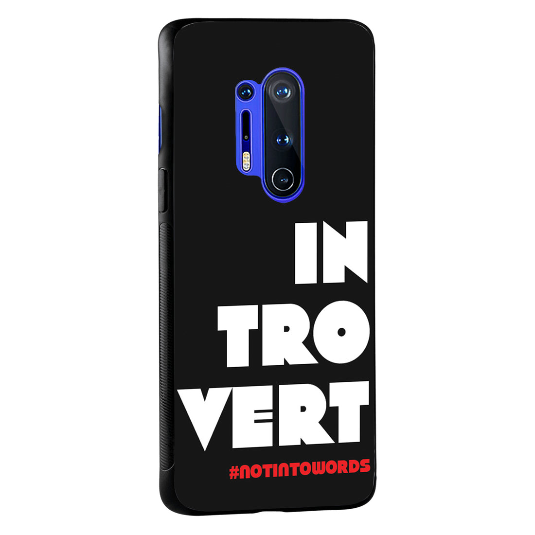 Introvert Motivational Quotes Oneplus 8 Pro Back Case
