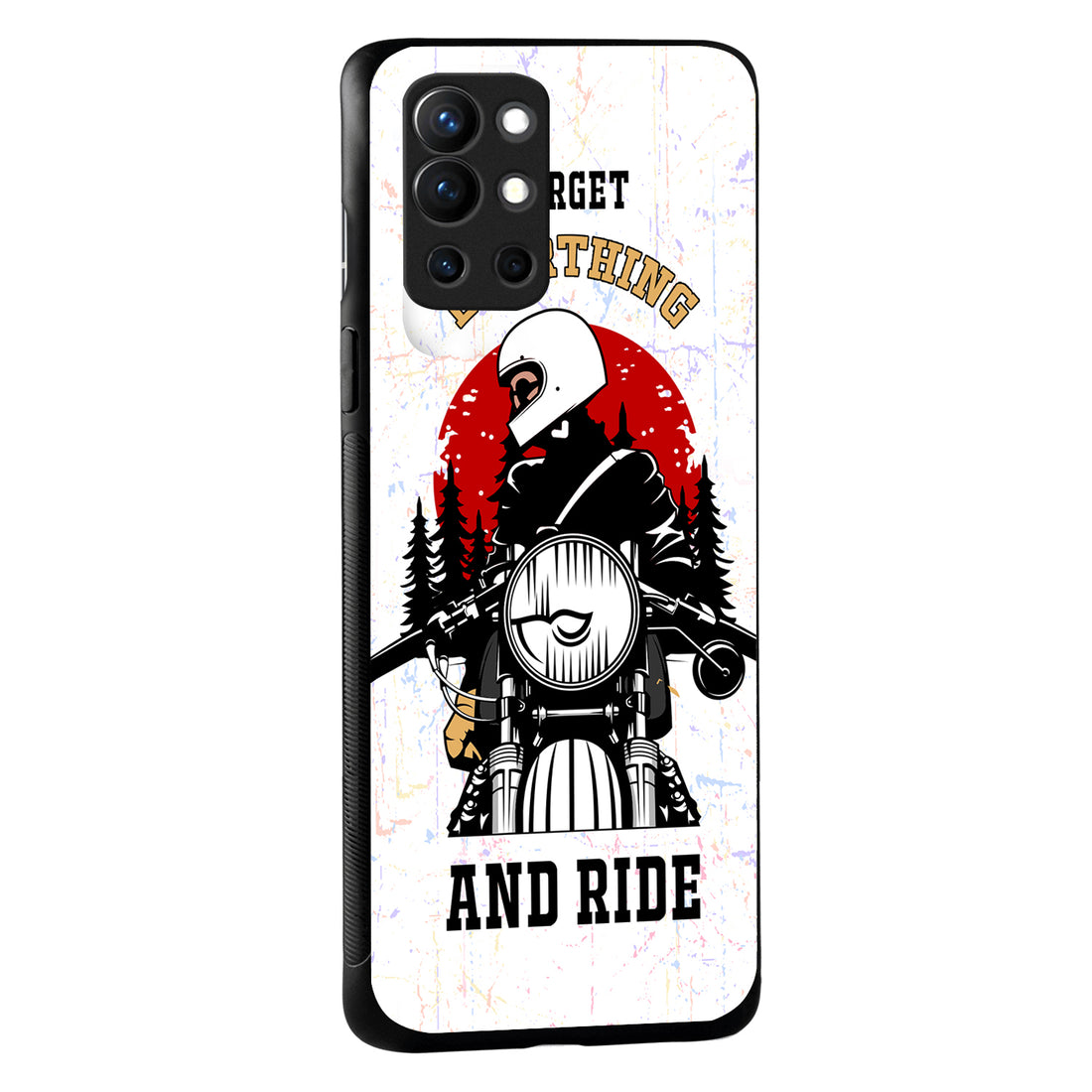 Forget Everything &amp; Ride Bike Oneplus 9 R Back Case