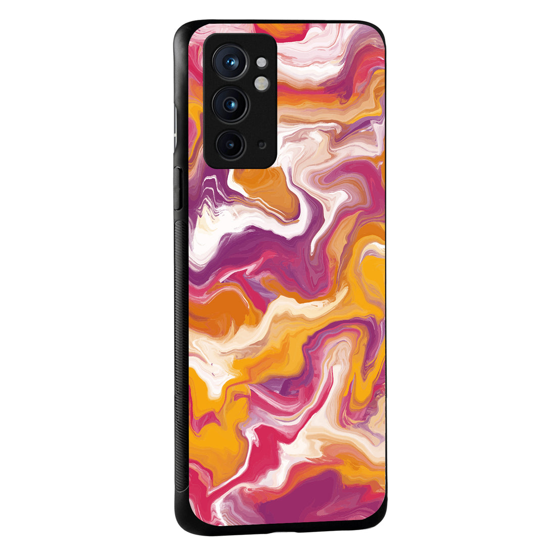 Yellow Purple Marble Oneplus 9 Rt Back Case