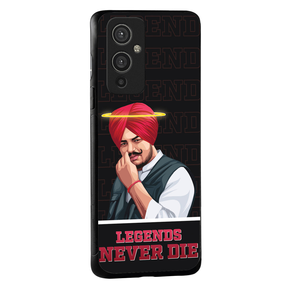 Legend Never Die Black Sidhu Moosewala OnePlus 9 Back Case
