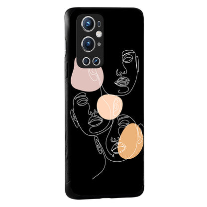 Face Aesthetic Human Oneplus 9 Pro Back Case