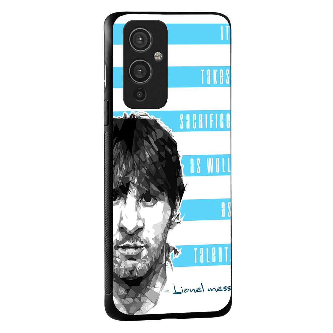 Messi Quote Sports Oneplus 9 Back Case