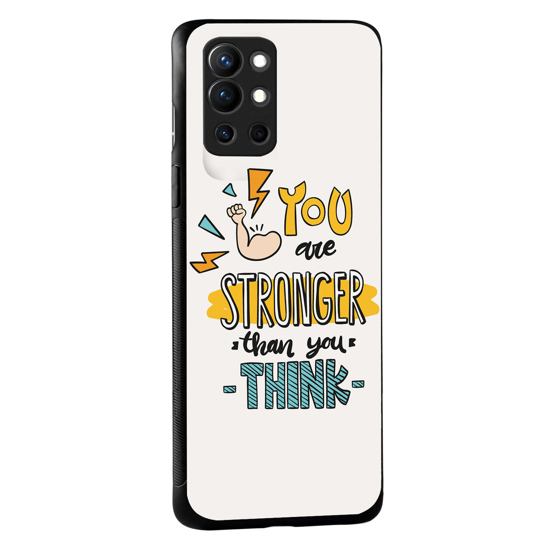 You Are Stronger Motivational Quotes OnePlus 9 R Back Case