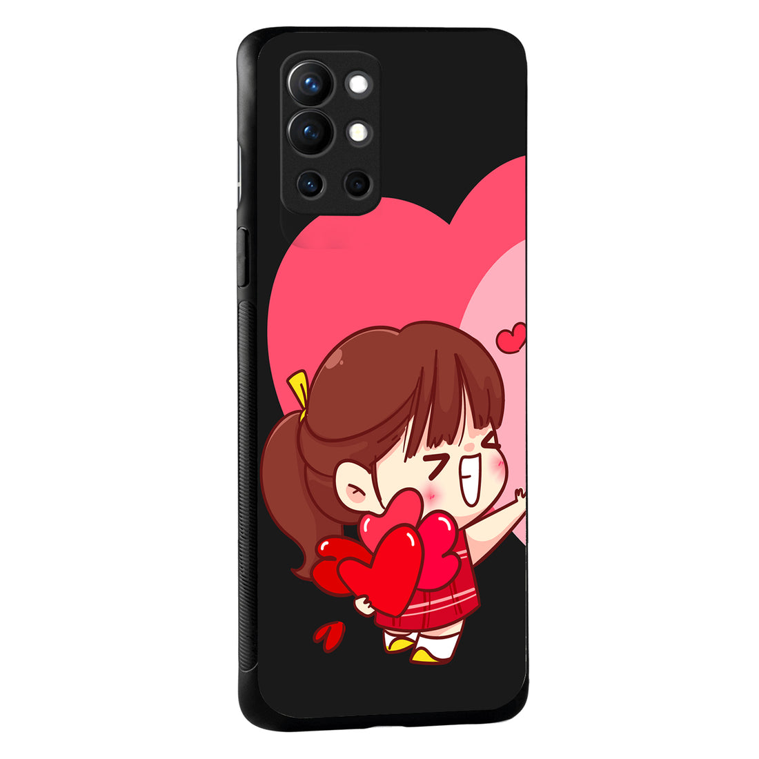 Love Girl Couple Oneplus 9 R Back Case